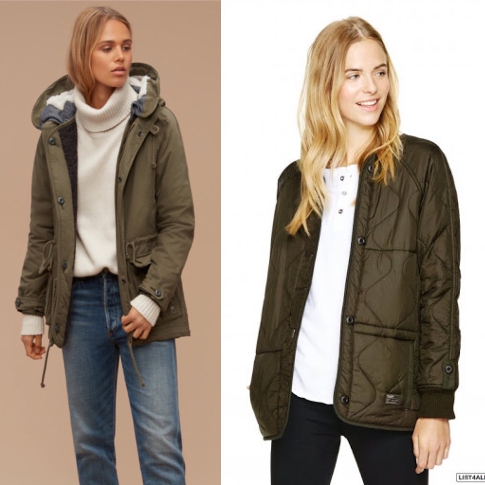 Aritzia TNA Griffith Parka 2 in 1 jacket